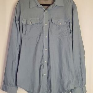 Exofficio Size XL Men's Quick dry travel shirt with travel security zip pocket